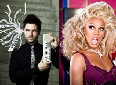 Lucian Piane and RuPaul