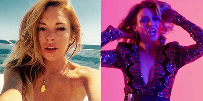 Lindsay Lohan Dannii Minogue
