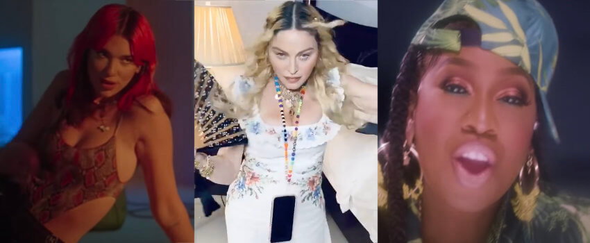 Dua Lipa Madonna Missy Elliott